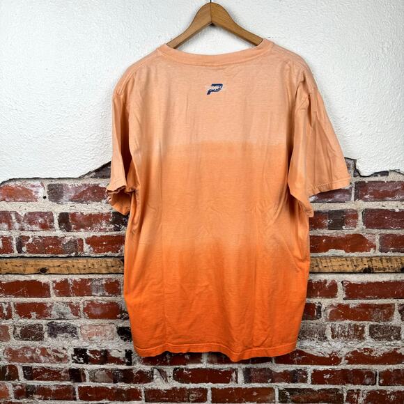 Vintage Paco Shirt Size XL Orange Ombre Short Sleeve Spellout Logo Skate USA 90s - Picture 8 of 9